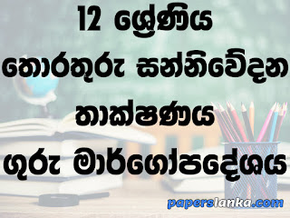 Grade 12 School Information and Communication Technology Teachers Guide Sinhala Medium New Syllabus