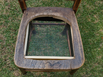 Succulent Chair hole and frame