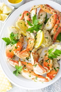 garlic butter crab legs