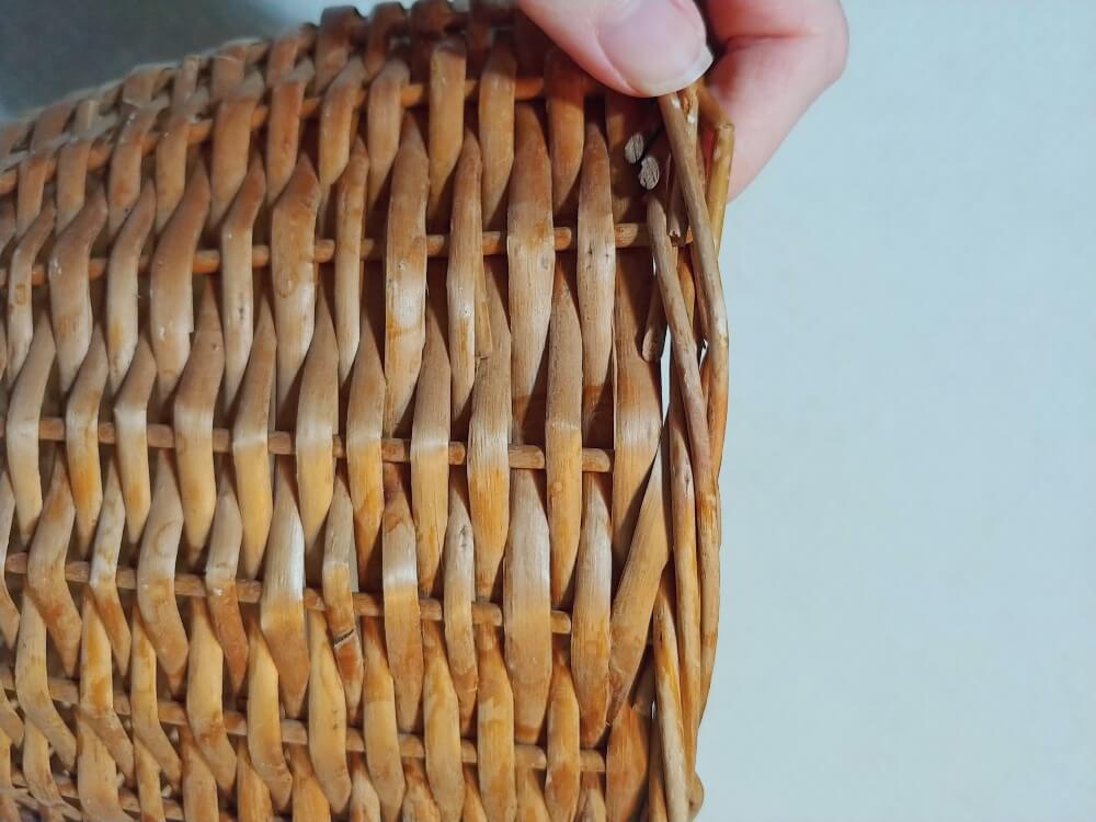 DIY Bleached Basket Pendant Light Thrift Shop Flip