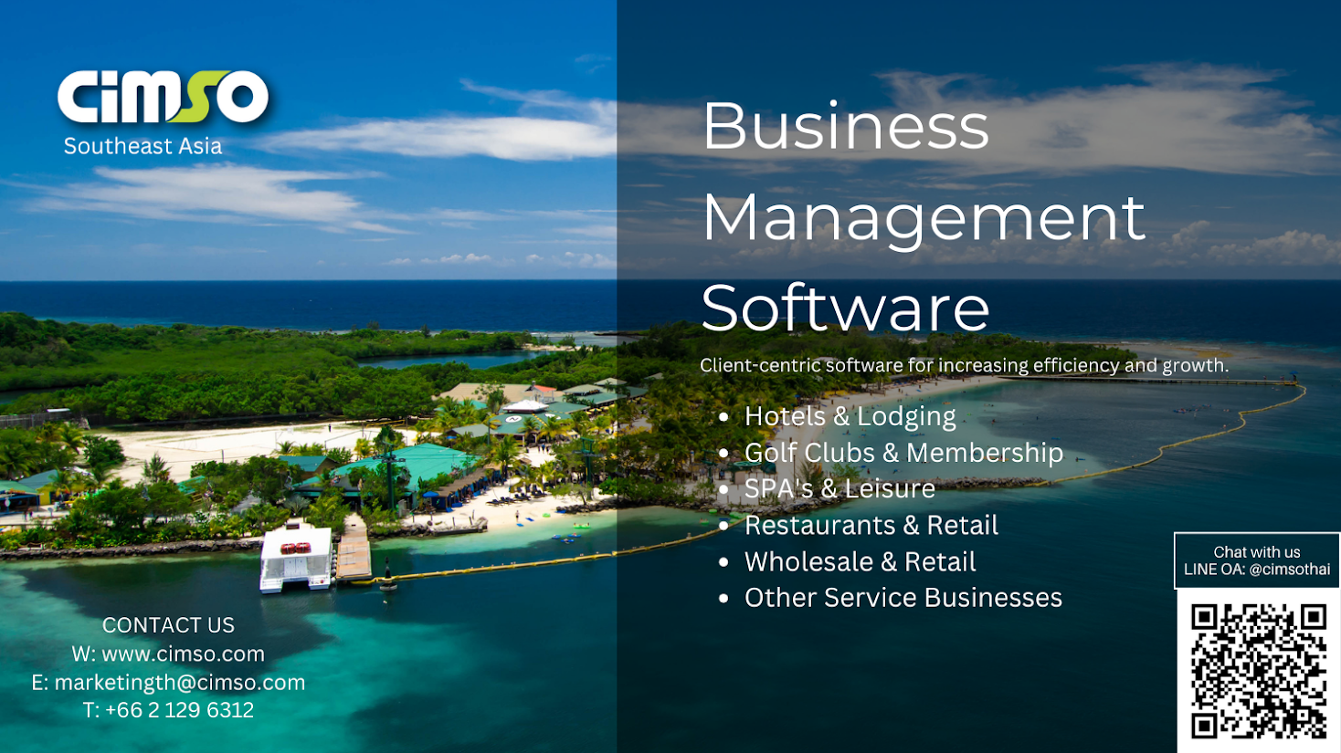 CiMSO Southeast Asia - Hospitality ERP Software for Hotel, Golf Club, Restaurant, and Businesses