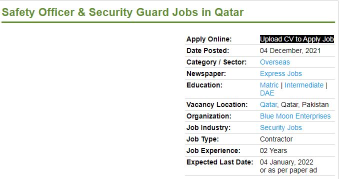 HOW TO MAKE MONEY IN QATAR: Safety Officer & Security Guard Jobs in Qatar