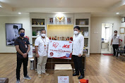 Diterima Walikota Manado , PT .Ace Hardware salurkan bantuan Masker Untuk Pemkot Manado