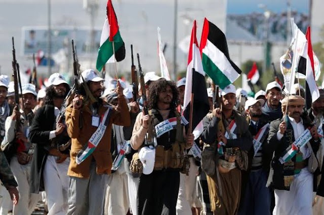 Houthi Supporters Unite in Yemen to Commemorate Fallen Terrorists Killed by US Navy