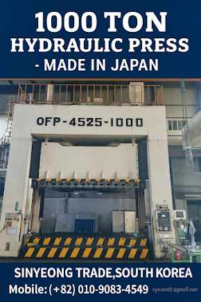 FOR SALE – 1,000 Ton Hydraulic Press (Model: OFP-4525-1000)