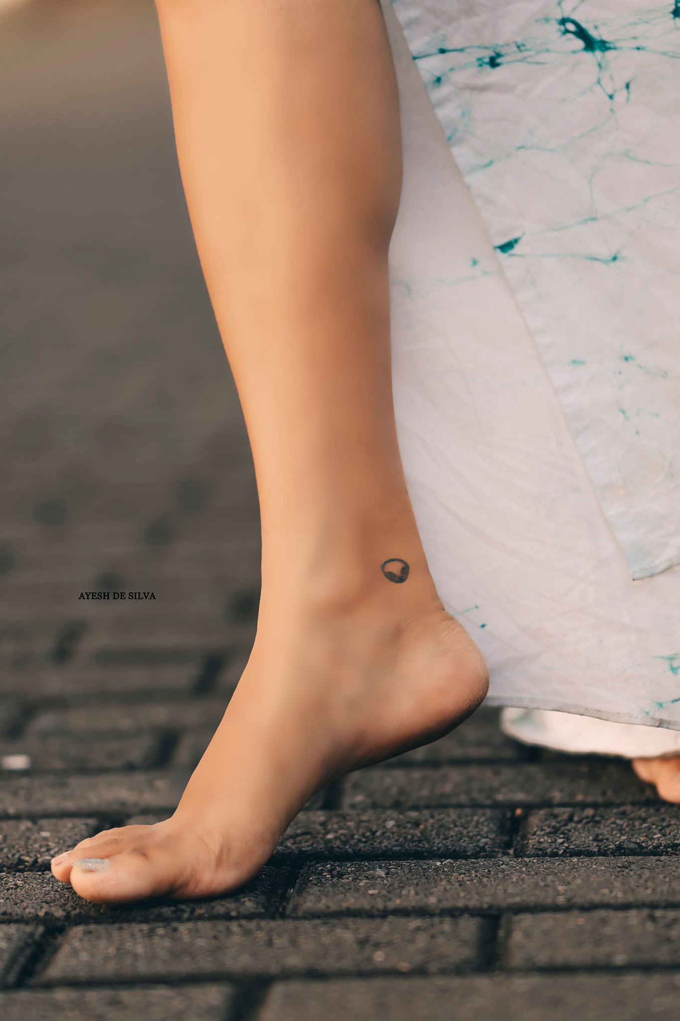 foot tattoo girl