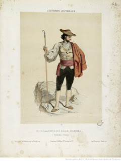 Название :  Montagnard des Eaux-Bonnes (Pyrénées - France) (n° 55) Автор  :  Morel Retz, Louis (1825-1899). Illustrateur