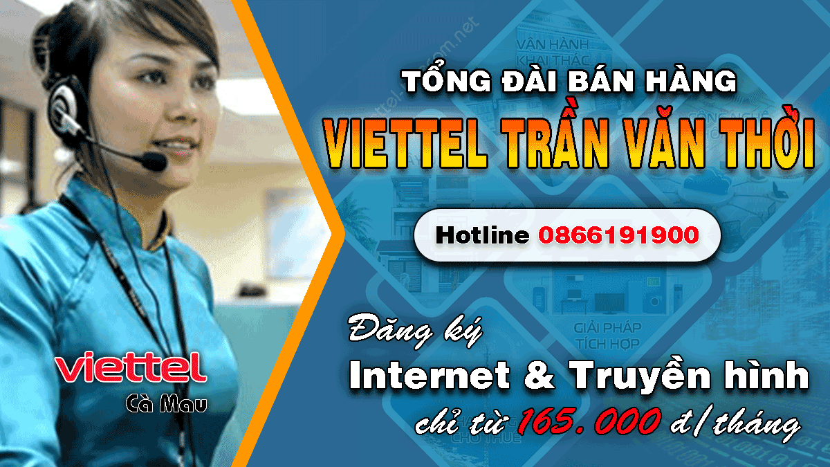 Liên hệ Cửa hàng Viettel Trần Văn Thời - Cà Mau