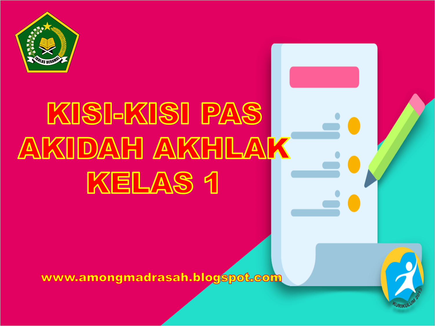 PAS Akidah Akhlak