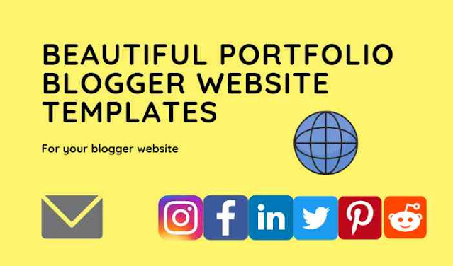 Best portfolio blogger template