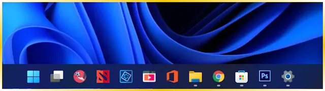 Membuat Taskbar Windows 11 Menjadi Transpara