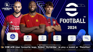 eFOOTBALL PES 2024 PPSSPP DOWNLOAD CAMERA PS5 ANDROID OFFLINE