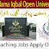 Govt Jobs 2022 | Allama Iqbal Open University AIOU Jobs 2022 | Teaching Jobs - The Job Hunt