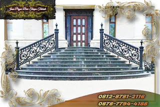 Foto railing tangga klasik full ornamen alferon Dzaky Jaya