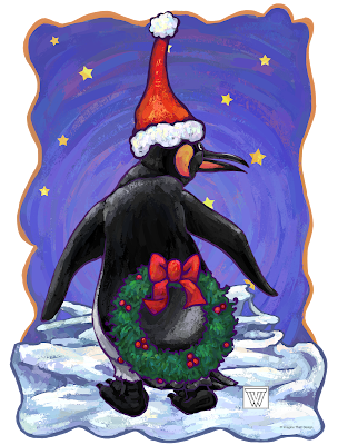 Animal Parade Festive Penguin Back