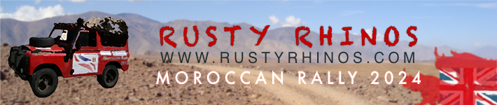 Rusty Rhinos' Moroccan Rally 2024