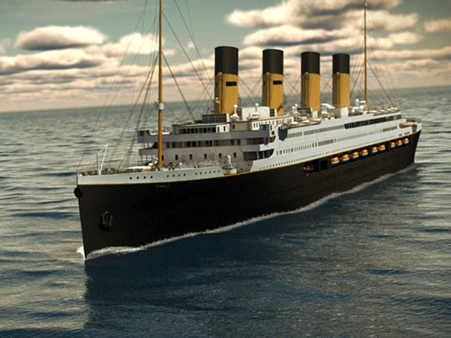 Australia's billionaire businessman announced the construction of the Titanic two ships