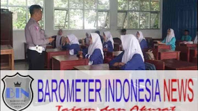 Polisi RW Polres Bogor Mengajar Ke SMA Negeri 1 Rumpin