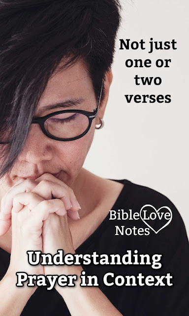 Prayer is often misunderstood because we often form beliefs based on partial knowledge of Scripture. This 1-minute devotion includes multiple Scriptures on prayer to avoid that problem.