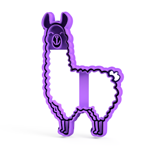 llama cortante galleta stl