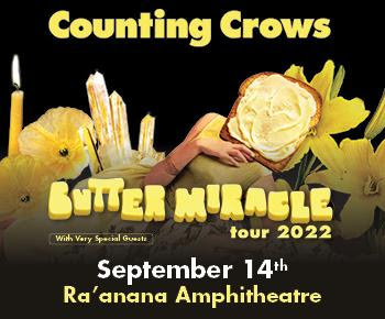 COUNTING CROWS IN ISRAEL 9/14/22 USE CODE "FREE" FOR SPECIAL RADIO FREE NACHLAOT DISCOUNT