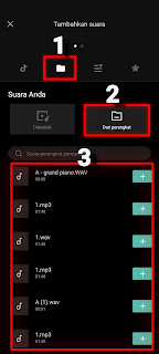 Menambahkan musik jedag jedug di capcut