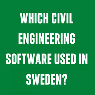 Which Civil Engineering Software Used In Sweden?