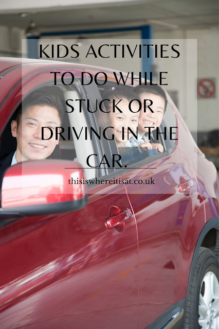 kids activities to do while stuck or driving in the car.