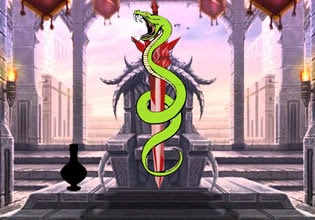 BigEscapeGames-Fantasy Snake Sword Escape