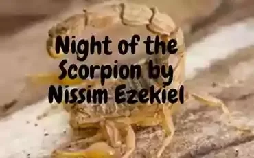 Night of the Scorpion by Nissim Ezekiel