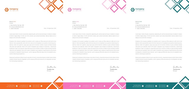 Free Letterhead PSD Template | Top  10 Letterhead Design Free PSD Template Download | Free PSD Template Download