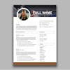 Corporate Resume or CV design template  Templates PSD