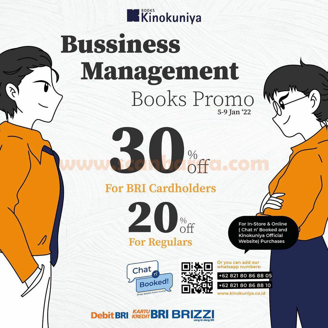 KINOKUNIYA Promo Buku Business Management DISKON 30%