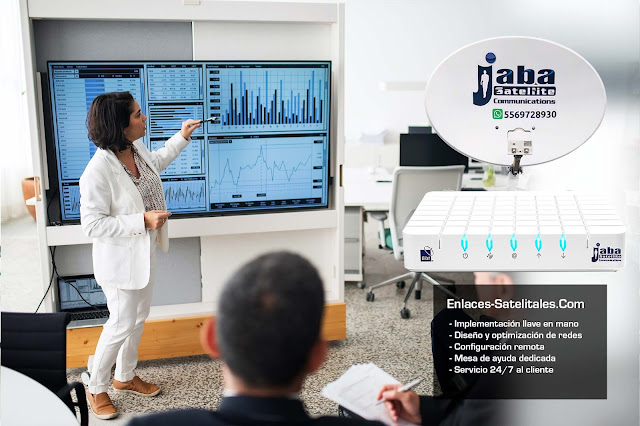 Internet Satelital Empresas, JabaSat Ofrece una Conectividad para Aplicaciones Profesionales en una Sola Plataforma.