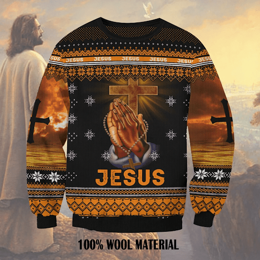 Ugly Sweater Jesus Is My Everything Ugly Christmas Sweater 3D All Over Print