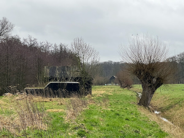 Bunker bij Fort bij Rijnauwen, januari 2022