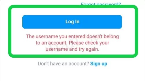 How To Fix Instagram The Username You Entered Doesn't Belong To An Account Problem Solved
