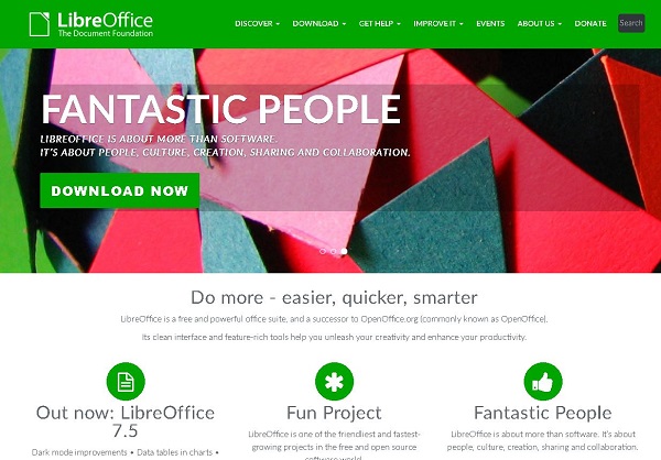 برنامج الكتابة للكمبيوتر الشخصي LibreOffice Writer