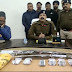 भिण्ड - पुलिस को मिली बड़ी सफलता, लूटी गयी बंदूकों के साथ 5 लुटेर किये गिरफ्तार