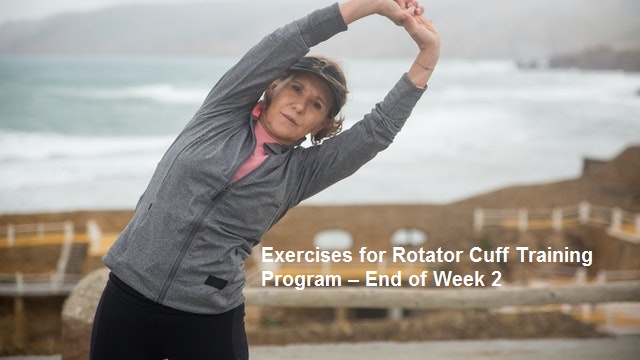 Exercises for Rotator Cuff Training Program – End of Week 2