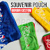 Jual Souvenir Pouch Dompet Cantik dengan bordir logo