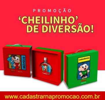 Cadastro grátis cheilinho de diversão Jequiti kit Turma da Mônica