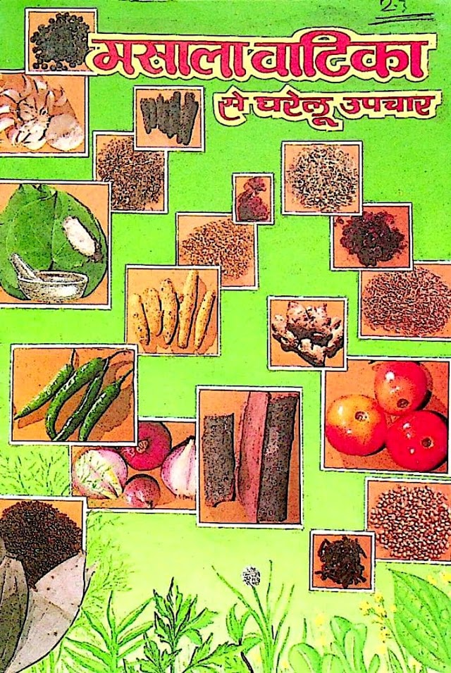 मसाला वाटिका से घरेलू उपचार हिन्दी पुस्तक | Masala Vatika se Gharelu Upchara Hindi Book PDF