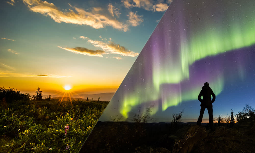 Northern Lights and Midnight Sun