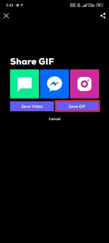 تحويل الفيديو إلى GIF باستخدام Giphy الخطوة 4