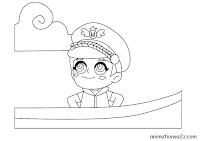 Timmy - Luo Bao Bei coloring page