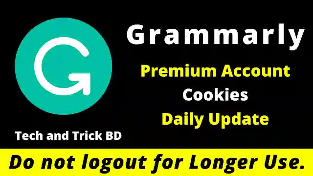 Grammarly Premium Account Cookies Daily Updated