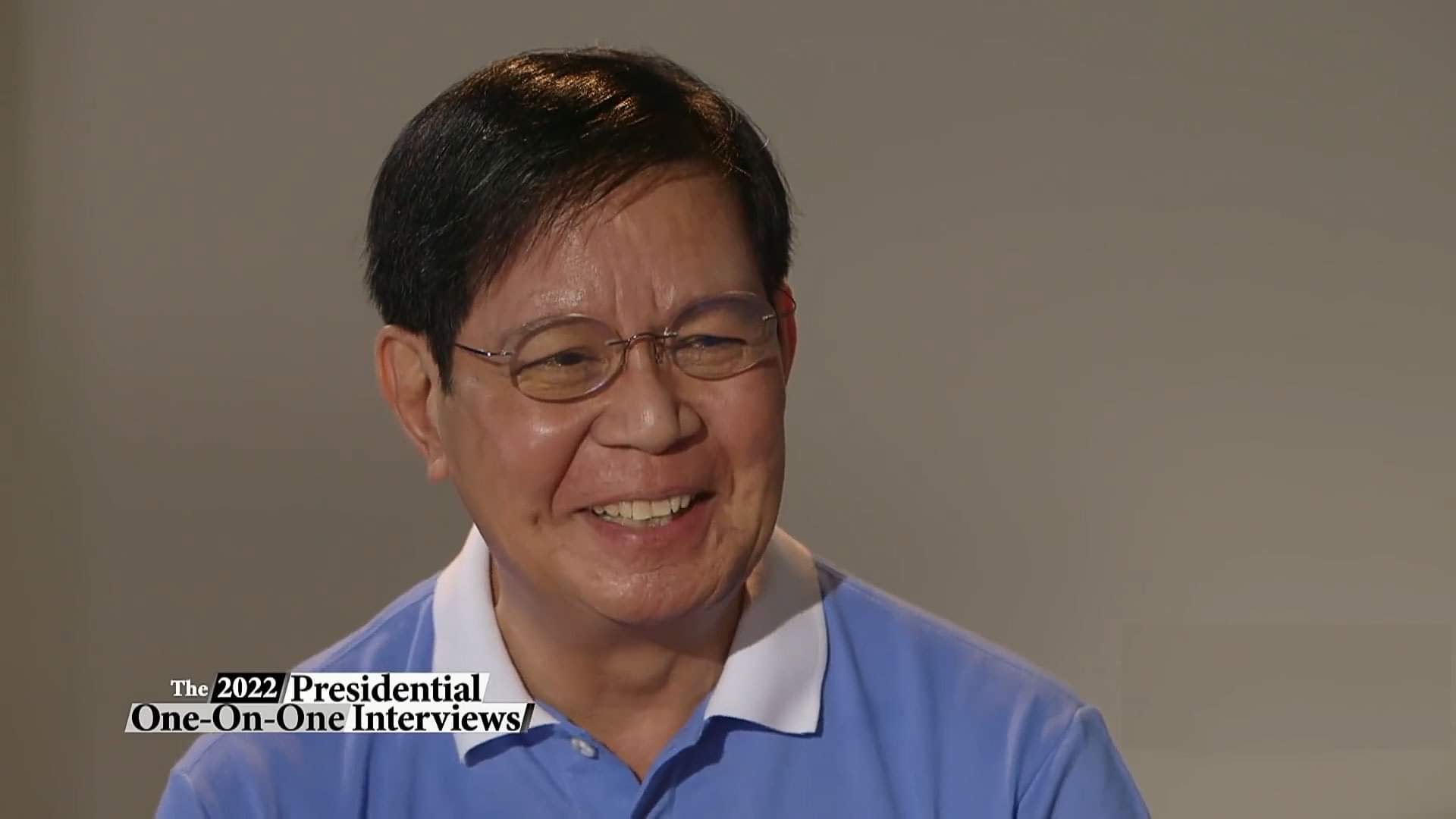 Ping Lacson, Sen.  Ping Lacson: The most qualified, the most competent, the most experienced candidate.