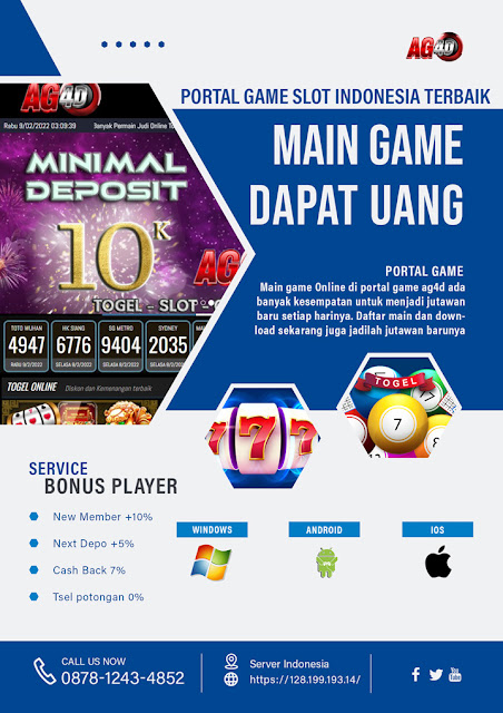 Portal game slot online Indonesia terbaik AG4D