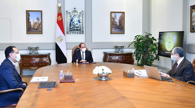 الرئيس السيسي يتابع مستجدات الموقف التنفيذي للمشروعات الاستراتيجية لوزارة الكهرباء على مستوى الجمهورية